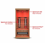 Finnmark FD-1 1-Person Home Infrared Sauna, 38”W x 38”D x 78”H