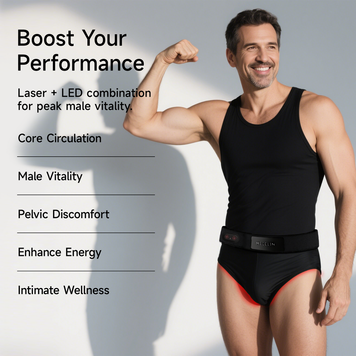 Megelin VitaLux Laser+LED Therapy Wear for Men