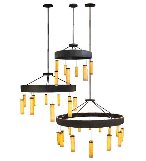 Meyda Lighting 177369 Cilindro Universo 3 Ring Pendant
