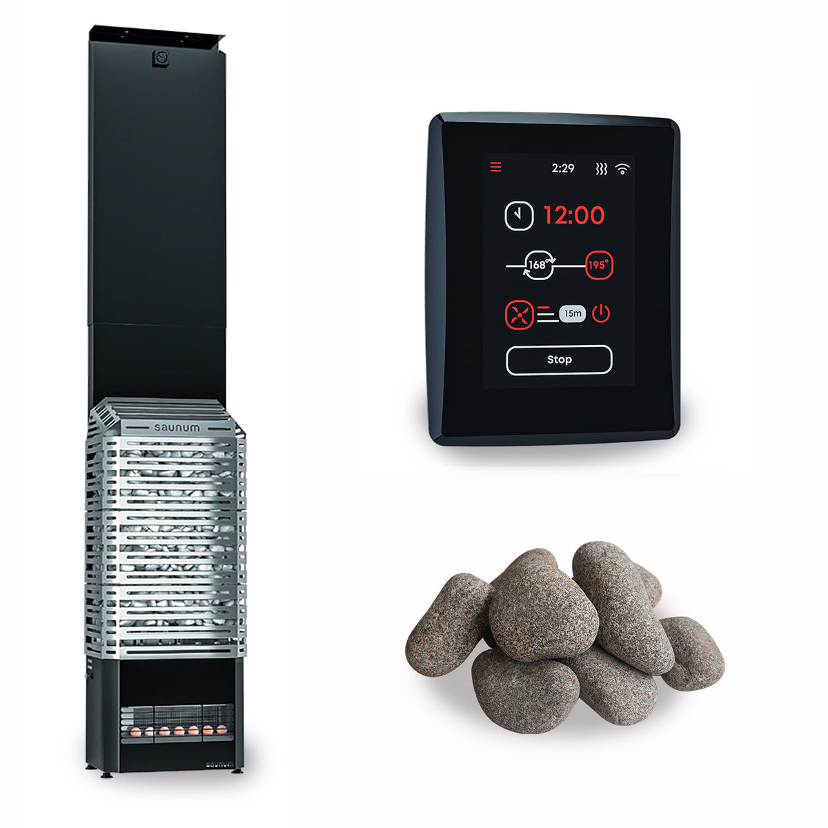 Saunum Air 7 Sauna Heater Package Air Series, 7kW Sauna Heater Package