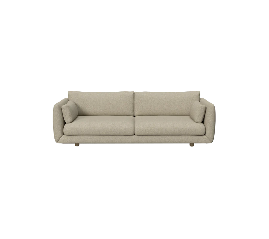 Cane-line Bloom 3-seater sofa w/teak legs