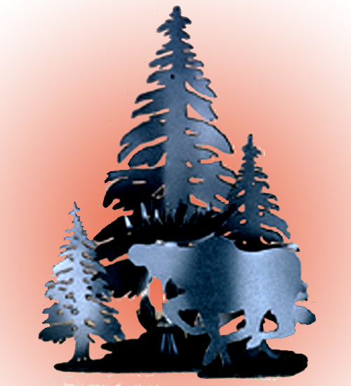 Meyda Lighting 22367 Moose on the Loose Oil Lamp