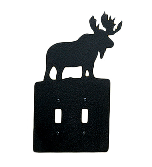 Meyda Lighting 22378 Moose Double Switch Plate