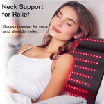 Megelin Red Light Therapy Pad with Neck Support