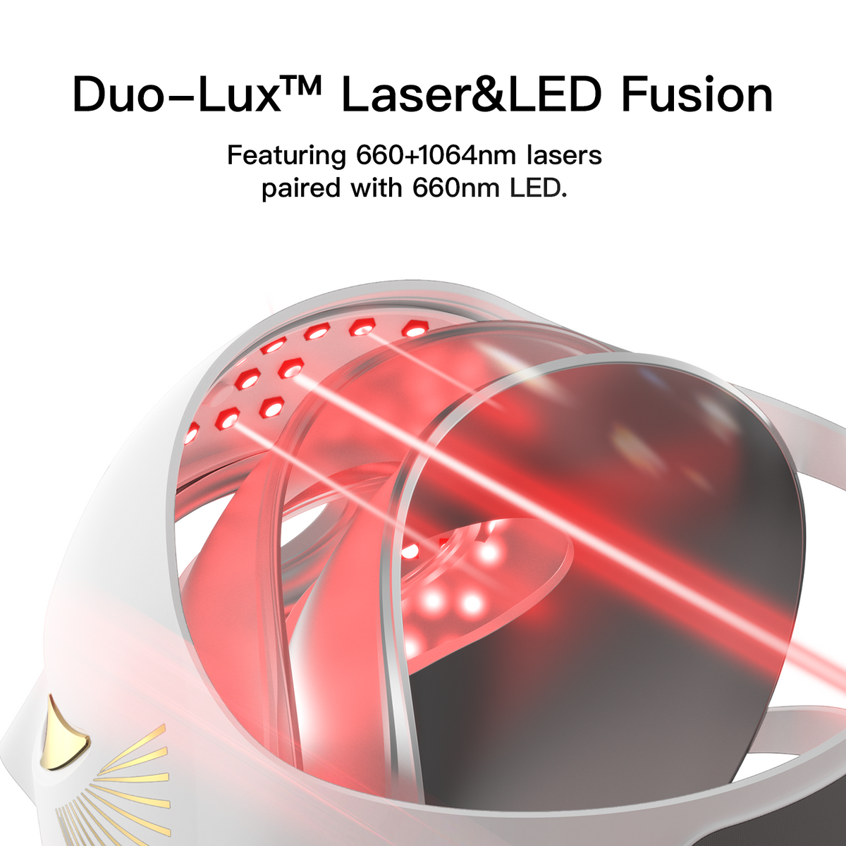 Megelin Duo-Lux LASER&LED Light Therapy Mask