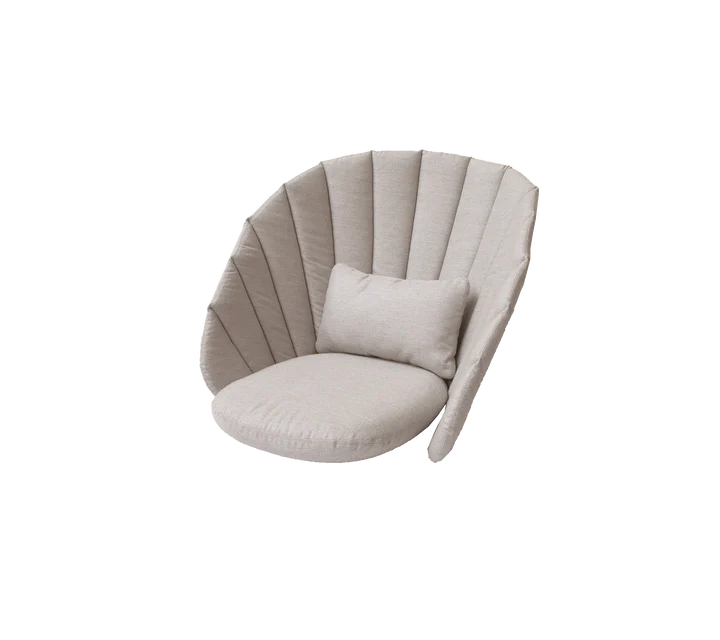 Cane-line Peacock lounge chair/rocking chair cushion set