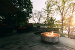 Fire Pit Art Fire Surfer Match Lit NG