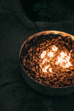 Fire Pit Art Fire Surfer Match Lit NG