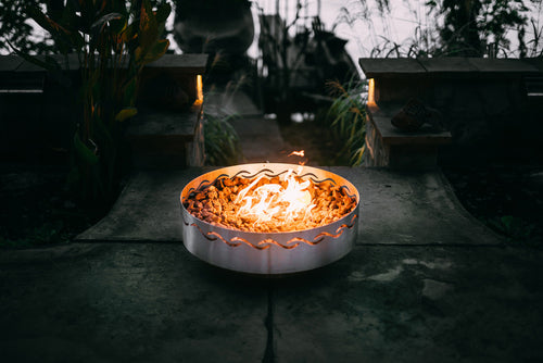 Fire Pit Art Fire Surfer Match Lit LP