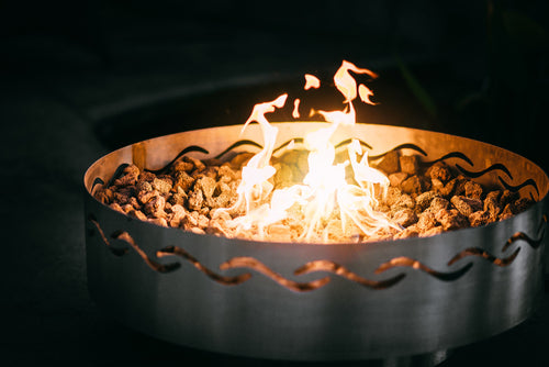 Fire Pit Art Fire Surfer Wood Burning