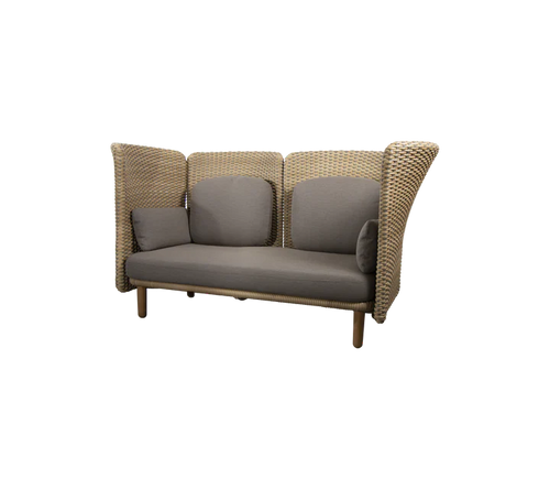 Cane-line Arch 2-seater sofa w/high arm/backrest