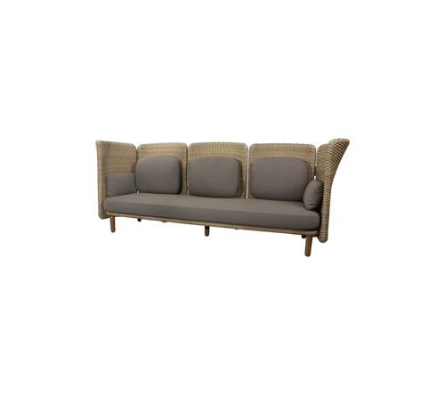 Cane-line Arch 3-seater sofa w/high arm/backrest