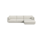 Cane-line Bloom 2-seater sofa with chaise longue, left and plinth