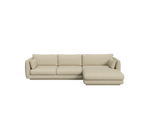 Cane-line Bloom 2-seater sofa with chaise longue, left and plinth