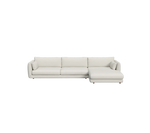 Cane-line Bloom 3-seater sofa with chaise longue, left and teak legs