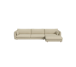 Cane-line Bloom 3-seater sofa with chaise longue, left and teak legs