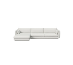 Cane-line Bloom 3-seater sofa with chaise longue, right and plinth