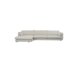 Cane-line Bloom 3-seater sofa with chaise longue, right and teak legs