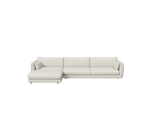 Cane-line Bloom 3-seater sofa with chaise longue, right and teak legs