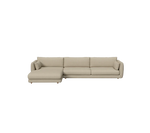 Cane-line Bloom 3-seater sofa with chaise longue, right and teak legs