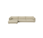 Cane-line Bloom 3-seater sofa with chaise longue, right and teak legs