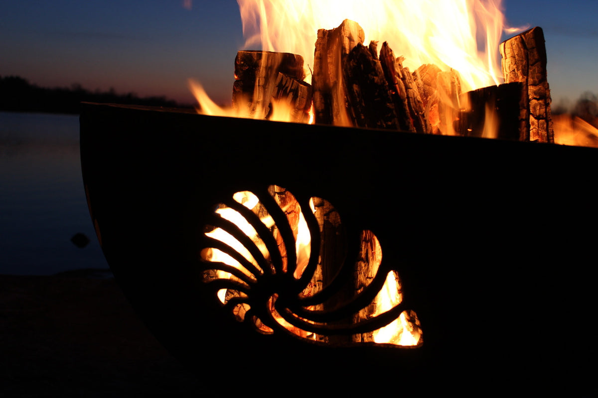 Fire Pit Art Beachcomber Wood Burning