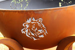 Fire Pit Art Africa's BIG Five Match Lit NG
