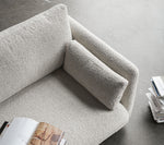 Cane-line Bloom 2-seater sofa with chaise longue, left and plinth