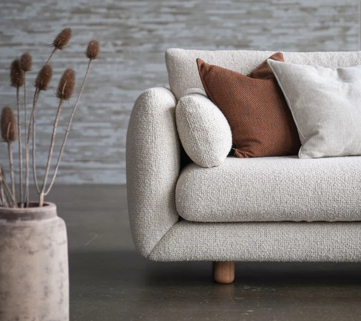 Cane-line Bloom 2-seater sofa with chaise longue, left and plinth