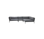 Cane-line Conic modular corner sofa with daybed