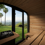 SaunaLife Model CL5G Cube-Series Outdoor Home Sauna Kit, Up to 4 Persons