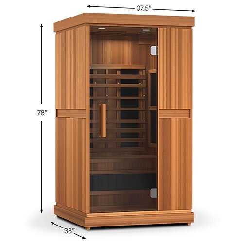 Finnmark FD-1 1-Person Home Infrared Sauna, 38”W x 38”D x 78”H