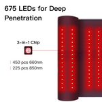 Megelin Red Light Therapy Pad with Neck Support