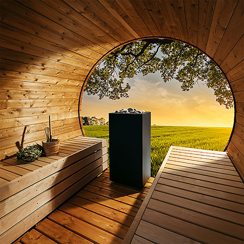 HUUM CORE BLACK 11 CORE Series Sauna Heater, Black Exterior, Up to 10.5kW