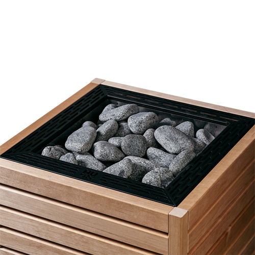 HUUM CORE BK THERMO-ASPEN 11 CORE Series Sauna Heater, Thermo-Aspen Wood Exterior, Up to 10.5kW