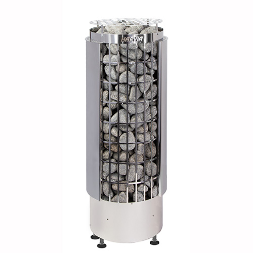Harvia Cilindro PC60E Cilindro Half Series 6kW Stainless Steel Sauna Heater at 240V 1PH