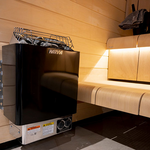 Harvia KIP60B KIP Series 6kW Sauna Heater, Built-In Controls, Black