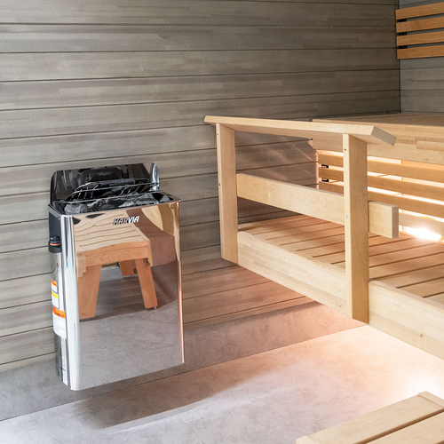 Harvia SWS80 The Wall Series, 8kW, Stainless Steel Sauna Heater, 240V 1PH