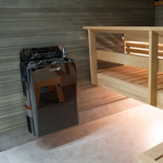 Harvia SW60 The Wall Series, 6kW, Black Stainless Steel Sauna Heater, 240V 1PH