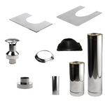 HUUM BARREL CHIMNEY Sauna Barrel Wood Stove Chimney Kit