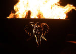 Fire Pit Art Africa's BIG Five Match Lit NG