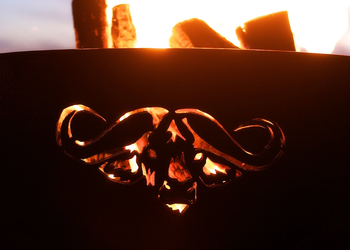 Fire Pit Art Africa's BIG Five Match Lit NG