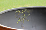 Fire Pit Art Africa's BIG Five Match Lit NG