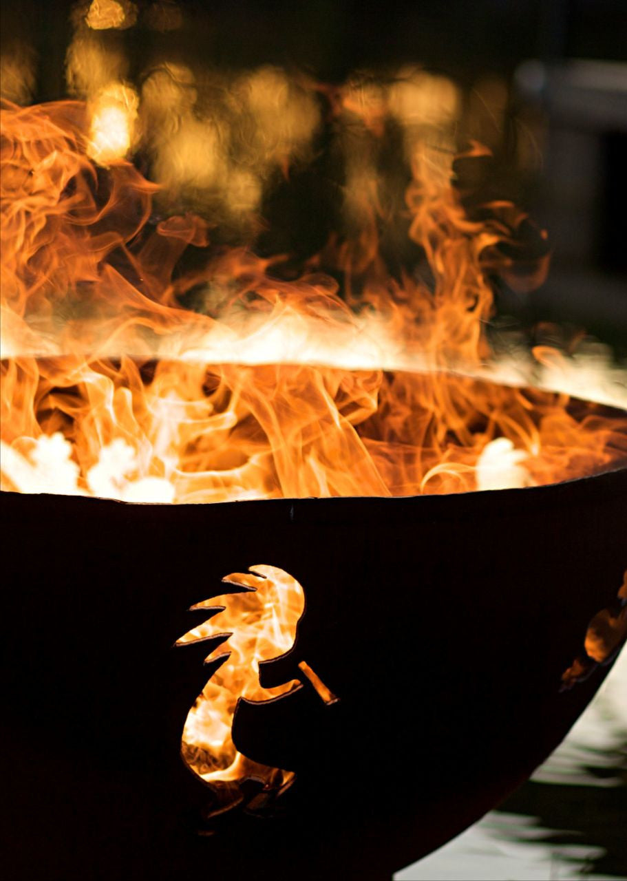 Fire Pit Art Kokopelli AWEIS LP