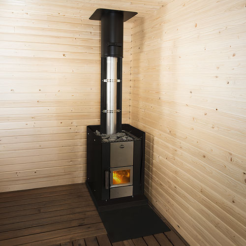 Narvi Kuru Wood-Burning Sauna Stove, Up to 16kW
