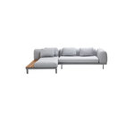 Cane-line Space modular sofa with chaise longue and side table