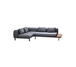 Cane-line Space compact 2-module corner sofa with side table