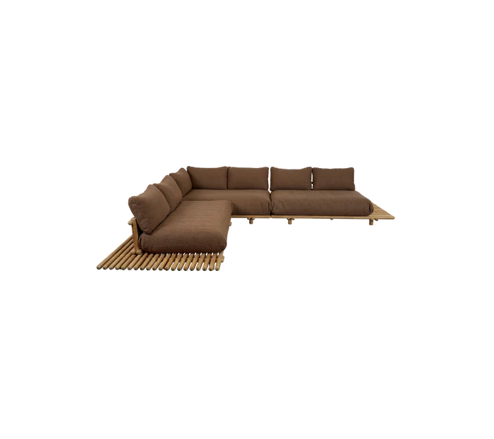 Cane-line Sticks platform, corner sofa large