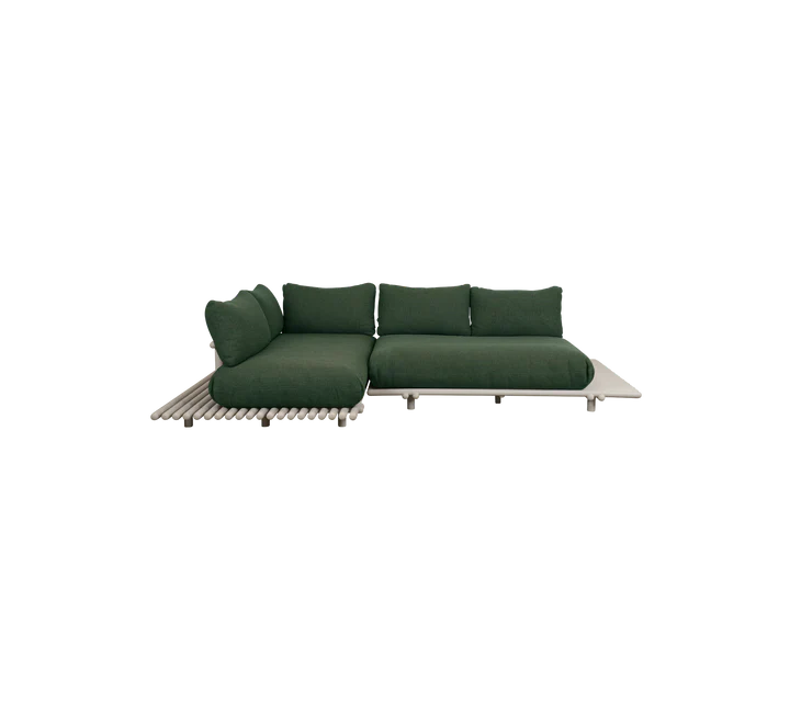 Cane-line Sticks platform, corner sofa