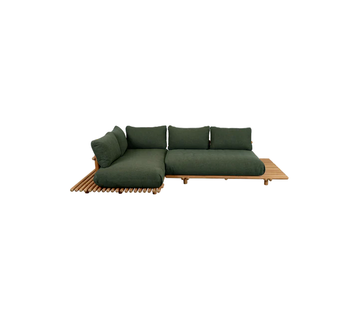 Cane-line Sticks platform, corner sofa